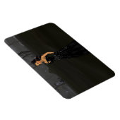 Flexible Goth Lady Dans Un Magnet De Graveyage (Côté Droit)