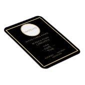 FLEXIBLE GRADUATION INSERT INVITE MAGNET (Côté Droit)