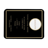 FLEXIBLE GRADUATION INSERT INVITE MAGNET (Horizontal)