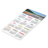 Flexible Grand Printemps Prismatique 2017 Calendrier Magnet (Côté Gauche)