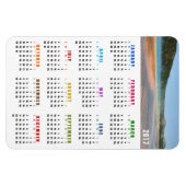Flexible Grand Printemps Prismatique 2017 Calendrier Magnet (Horizontal)