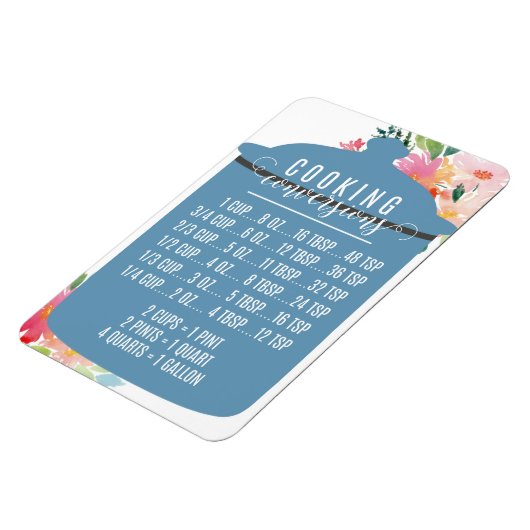 Flexible Graphique de conversion de cuisines | Magnet de po (Côté Gauche)