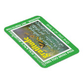 Flexible gratitude inspirational magnet (Côté Droit)