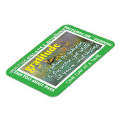 Flexible gratitude inspirational magnet (Côté Gauche)