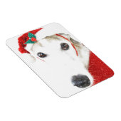 Flexible Greyhound Christmas Magnet - Pour la Charité (Côté Droit)