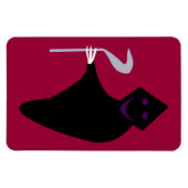 Flexible Grim Reaper Halloween Magnet (Horizontal)