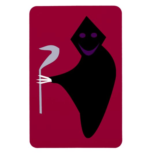 Flexible Grim Reaper Halloween Magnet (Vertical)