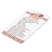 Flexible Guide pratique de cuisine pour recettes Magnet (Côté Gauche)
