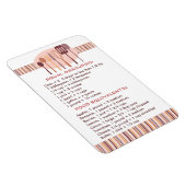 Flexible Guide pratique de cuisine pour recettes Magnet (Côté Droit)