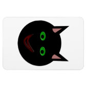 Flexible Halloween Black Cat Magnet (Horizontal)