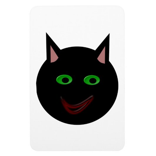 Flexible Halloween Black Cat Magnet (Vertical)