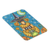 FLEXIBLE HALLOWEWEEN CITROUILLE POODLE, CHIEN MAGNET (Côté Droit)