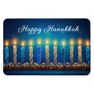 Flexible Hanoukka Holiday Magnet