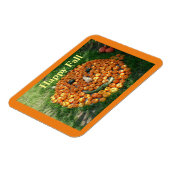 Flexible Happy Fall Citrouille Face Magnet (Côté Gauche)