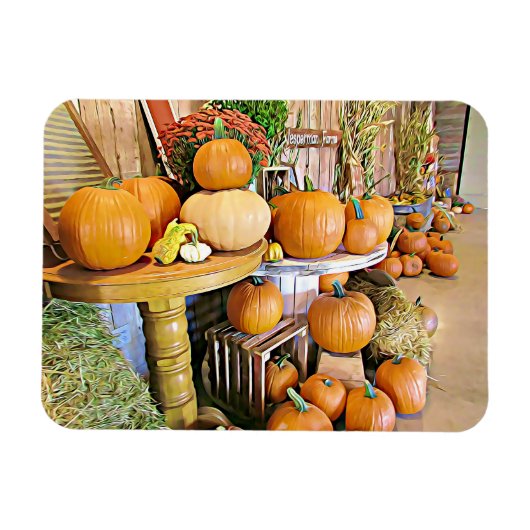 Flexible Happy Halloween automne Afficher Magnet Citrouille (Horizontal)