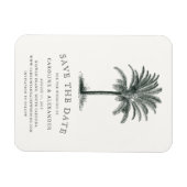 Flexible Havana Palm Save the Date Magnet (Horizontal)