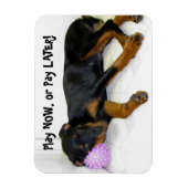Flexible Heidi Play Now ou Pay Later Magnet (Vertical)