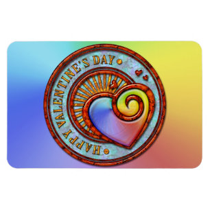 Flexible Heureuse Sainte-Valentin 2A Premium Magnet