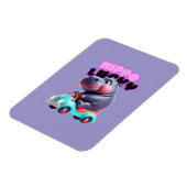 Flexible Hippo Lucky Magnet (Côté Gauche)