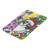 Flexible Hiss N'Fitz CAT PÈRE NOËL CHRISTMAS MAGNET (Côté Gauche)