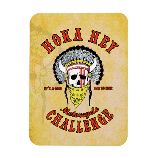Flexible Hoka Hey Challenge Magnet (Vertical)