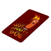 Flexible Hot Diggity Chig Premium Flexi Magnet (Côté Gauche)