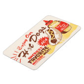 Flexible Hot Dog Premium Magnet (Côté Gauche)