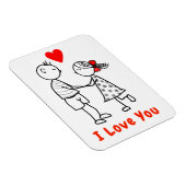 Flexible I Lote Magnet - mignon Couple (Côté Droit)