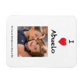 Flexible I Love Abuelo Magnet Keepsaké (Horizontal)