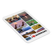 Flexible I LOVE Botswana - Magnet (Côté Droit)