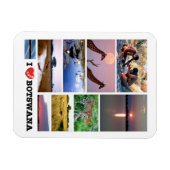 Flexible I LOVE Botswana - Magnet (Horizontal)