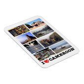 Flexible I LOVE Cameroon - Magnet (Côté Droit)