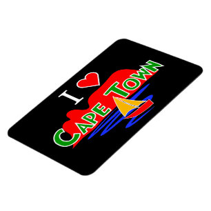 Flexible I Love Cape Town Table Mountain Large Flexi Magnet