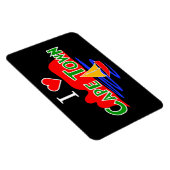 Flexible I Love Cape Town Table Mountain Large Flexi Magnet (Côté Droit)