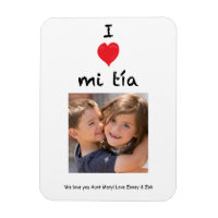 I Love Mi Tia Photo Magnet Keepsaké