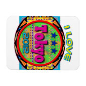 Flexible I LOVE Tokyo Emblem #1 2012 Magnet (Horizontal)