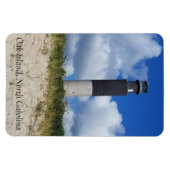 Flexible Ile de chêne, Magnet de Caroline du Nord (Horizontal)