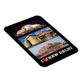 Flexible Inde - New Delhi - I Love - Magnet (Côté Droit)