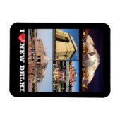 Flexible Inde - New Delhi - I Love - Magnet (Horizontal)