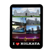Flexible India - Kolkata - Mosaic - Magnet (Vertical)