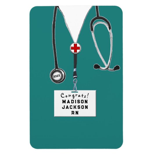 Flexible Infirmière Infirmière Magnet de graduation (Vertical)