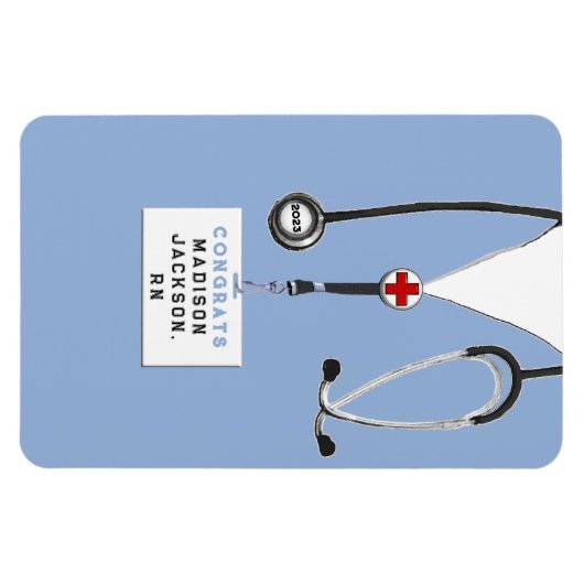 Flexible Infirmière Infirmière Magnet de graduation (Horizontal)