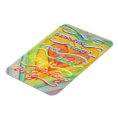 Flexible Inspiration Chakra Rainbow Words Art Magnet (Côté Gauche)