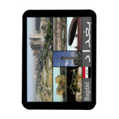 Flexible Irak - Bagdad Mosaic - Magnet (Vertical)