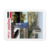 Flexible Irak - Bagdad Mosaic - Magnet (Horizontal)