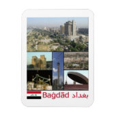 Flexible Irak - Bagdad Mosaic - Magnet (Vertical)