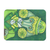 Flexible Irish Poodle ST. PATRICK'S DAY DOG MAGNET *Personn (Horizontal)