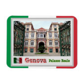 Flexible Italie - Ligurie - Gênes - Palais Royal - Magnet (Horizontal)