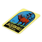 Flexible Jackson Hole, Wyoming Magnet (Côté Gauche)