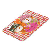 Flexible Jacquard Snowmen Vacances Flexi Magnet personnalis (Côté Gauche)